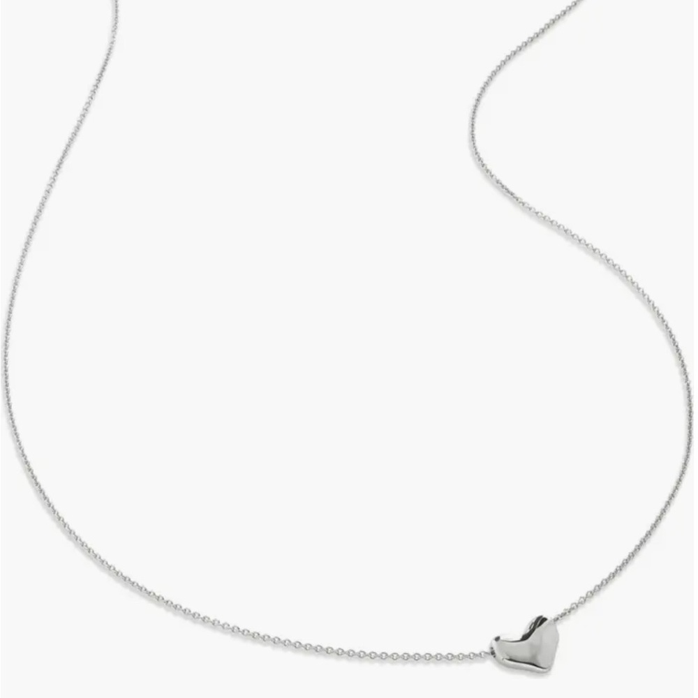 Monica Vinader Heart Charm Necklace